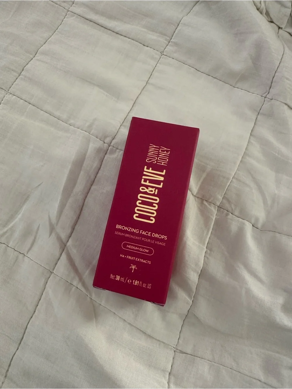Coco & Eve Bronzing Face Drops - Medium Glow (Pink Cap)